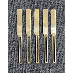 Towle Nordic 18/10 Stainless Blunt Solid Knives Set Of 5 Indonesia Flatware